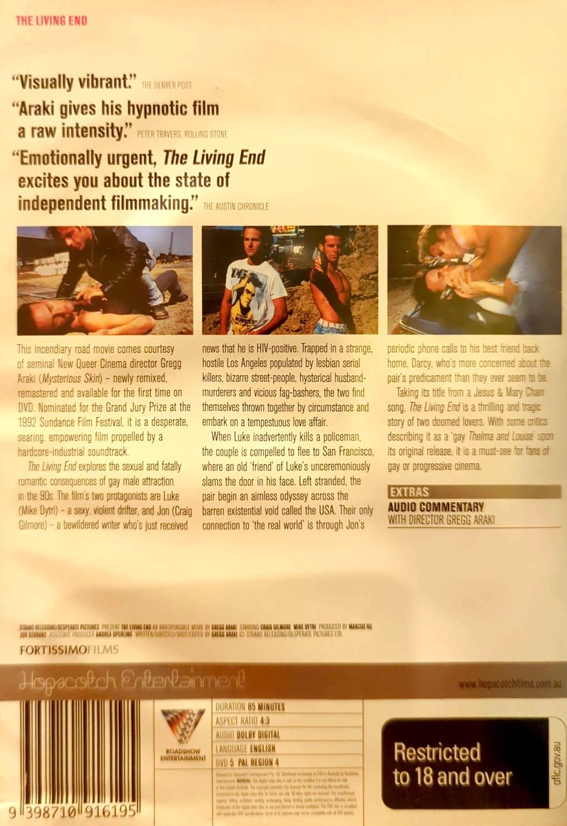 Gregg Araki - The Living End (1992) DVD (Used)