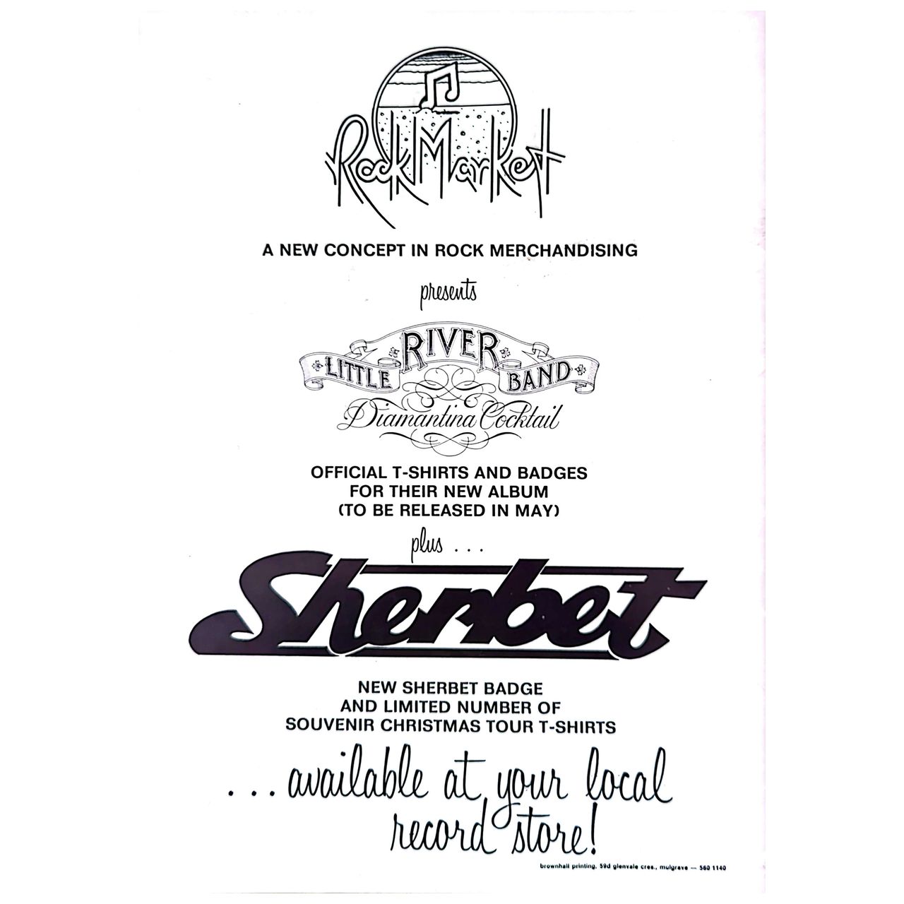 Beatles - 1977 Away With Words Program + Insert