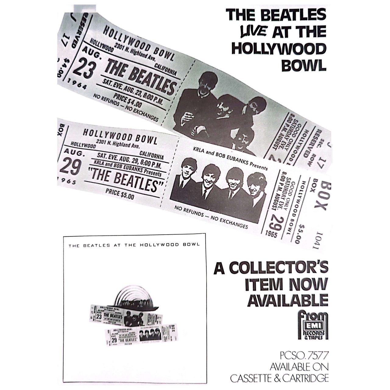 Beatles - 1977 Away With Words Program + Insert