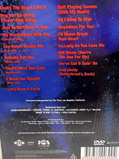 Backstreet Boys - Homecoming: Live In Orlando DVD