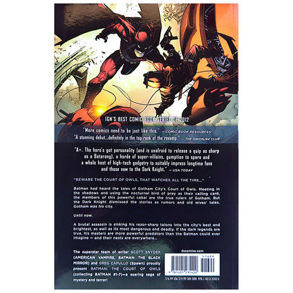 Scott Snyder - Batman New 52 Vol 1 Court Of Owls Book (Used)