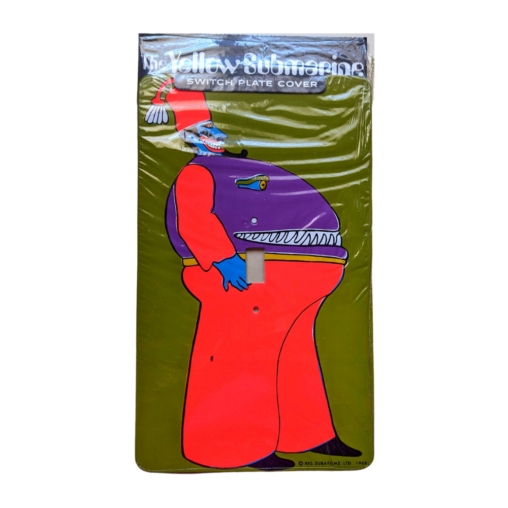 Beatles - Original 1968 Yellow Submarine Snapping Turtle Turk Switchplate Cover
