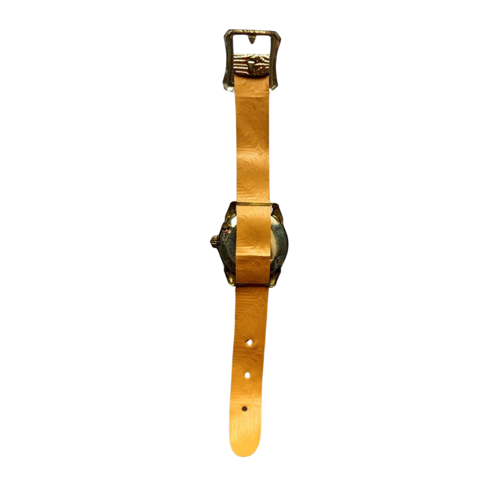 Beatles - Original 1960s I'm A Beatles Fan Toy Gold Wrist Watch