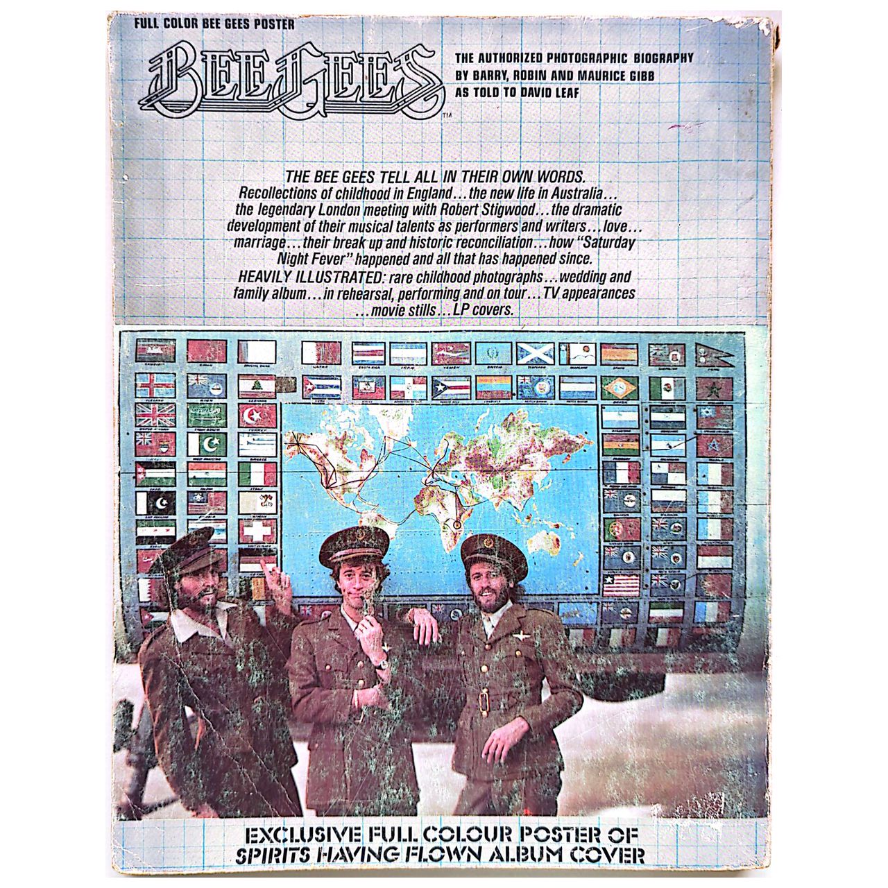 David Leaf - 1979 Bee Gees: Authorized Biography Soft Cover Book 1st Edition (Used) NO Poster