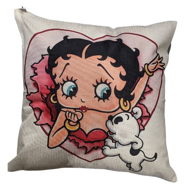 Betty Boop - In Heart Canvas Style 45x45cm Cushion