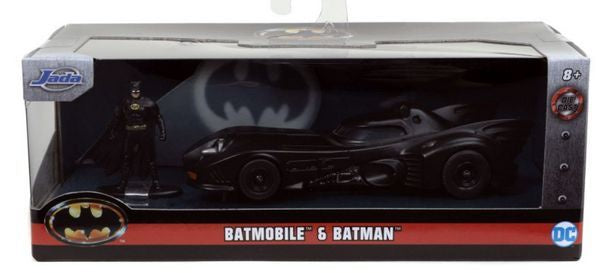 Batman (1989) - 1:32 Batmobile with Figure Hollywood Ride Die Cast Car