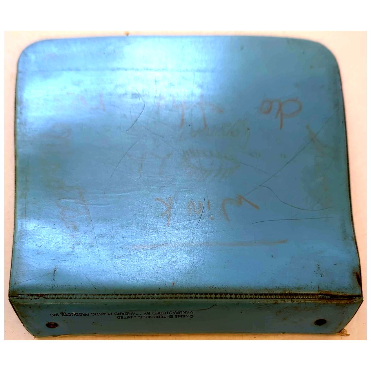 Beatles - 1960s Blue 3-Ring Binder NEMS Standard Plastic Products