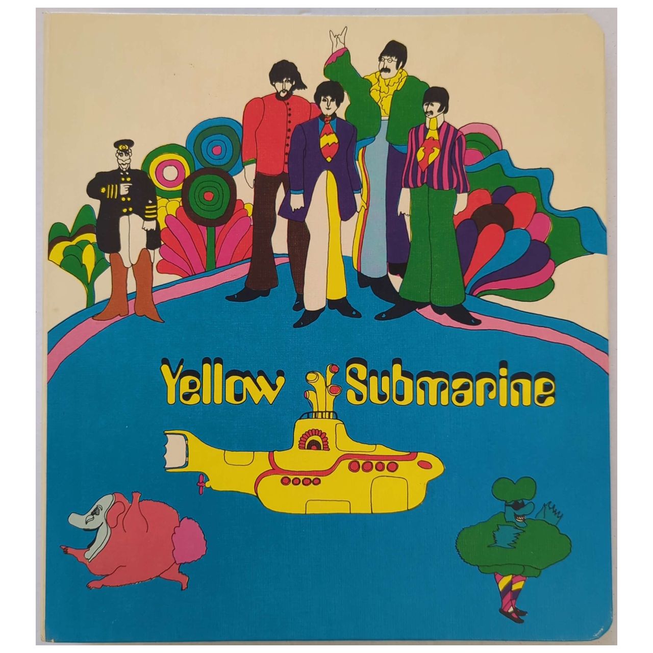 Beatles - 1969 Yellow Submarine 3-Ring Binder Folder EXC COND