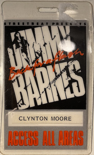 Jimmy Barnes - All Areas Laminate Backstage Pass
