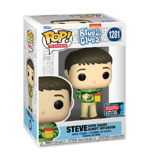 Nickelodeon - Steve With Handy Dandy Notebook 2022 NYCC Collectable Pop! Vinyl #1281