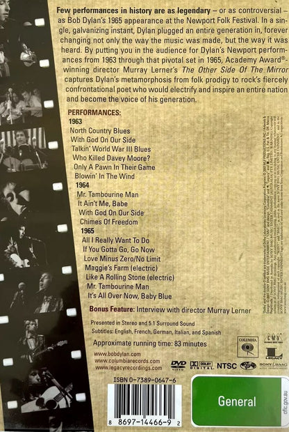 Bob Dylan – The Other Side Of The Mirror Live At The Newport Folk Festival 1963 - 1965 DVD
