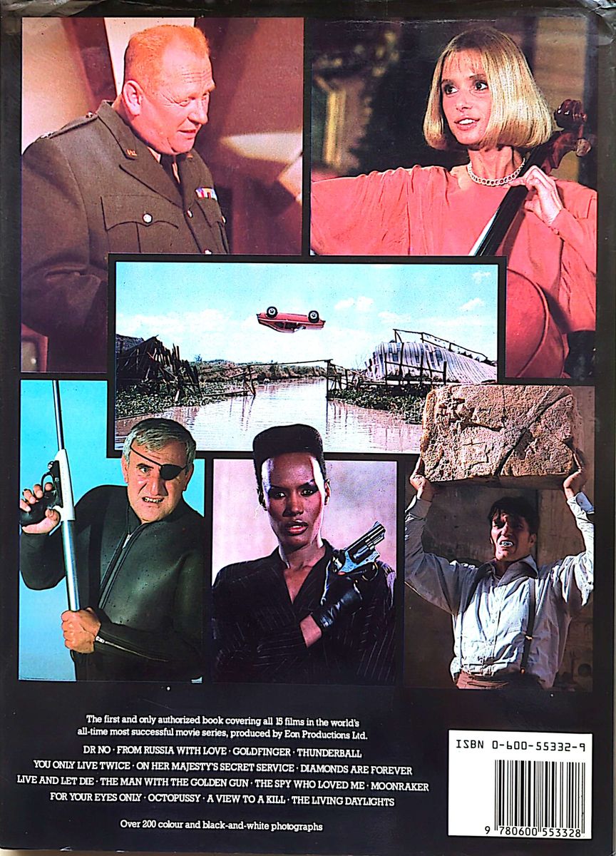 Sally Hibbin - The Official James Bond 007 Movie Book Special 25th Anniversary Ed Hardcover Book (1987)