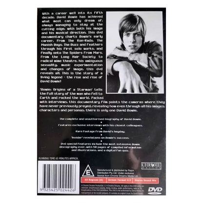 David Bowie - Origins Of A Star Man DVD (Used)