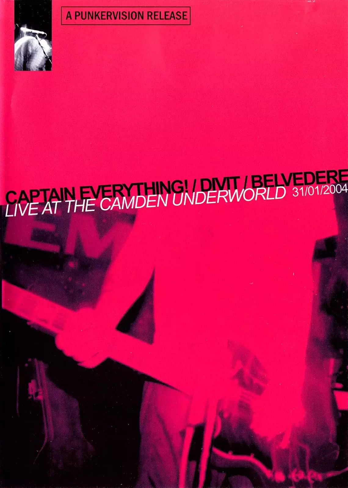 Various Artists - Captain Everything, Divit, Belvedere: Live At The Camden Underworld 31-1-2004 DVD (Used)