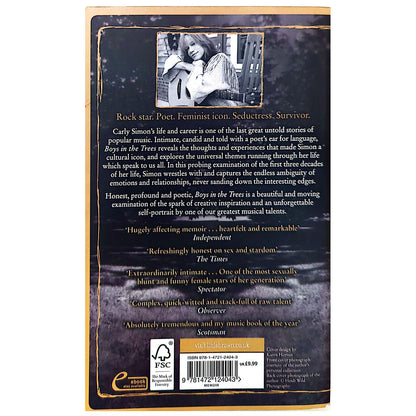 Carly Simon - Boys In The Trees: A Memoir Paperback Book (2016)