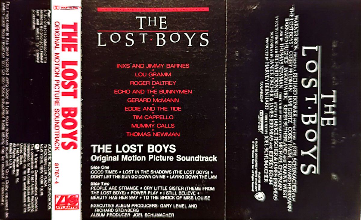 Various Artists - The Lost Boys Original Motion Picture Soundtrack Cassette (Used)