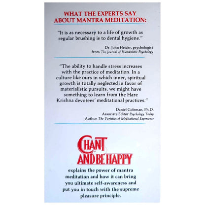John Lennon & George Harrison - Chant & Be Happy: Power Of Mantra Meditation Paperback Book (1990)