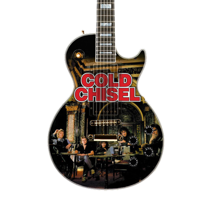 Cold Chisel - Band And Logo Miniature Guitar
