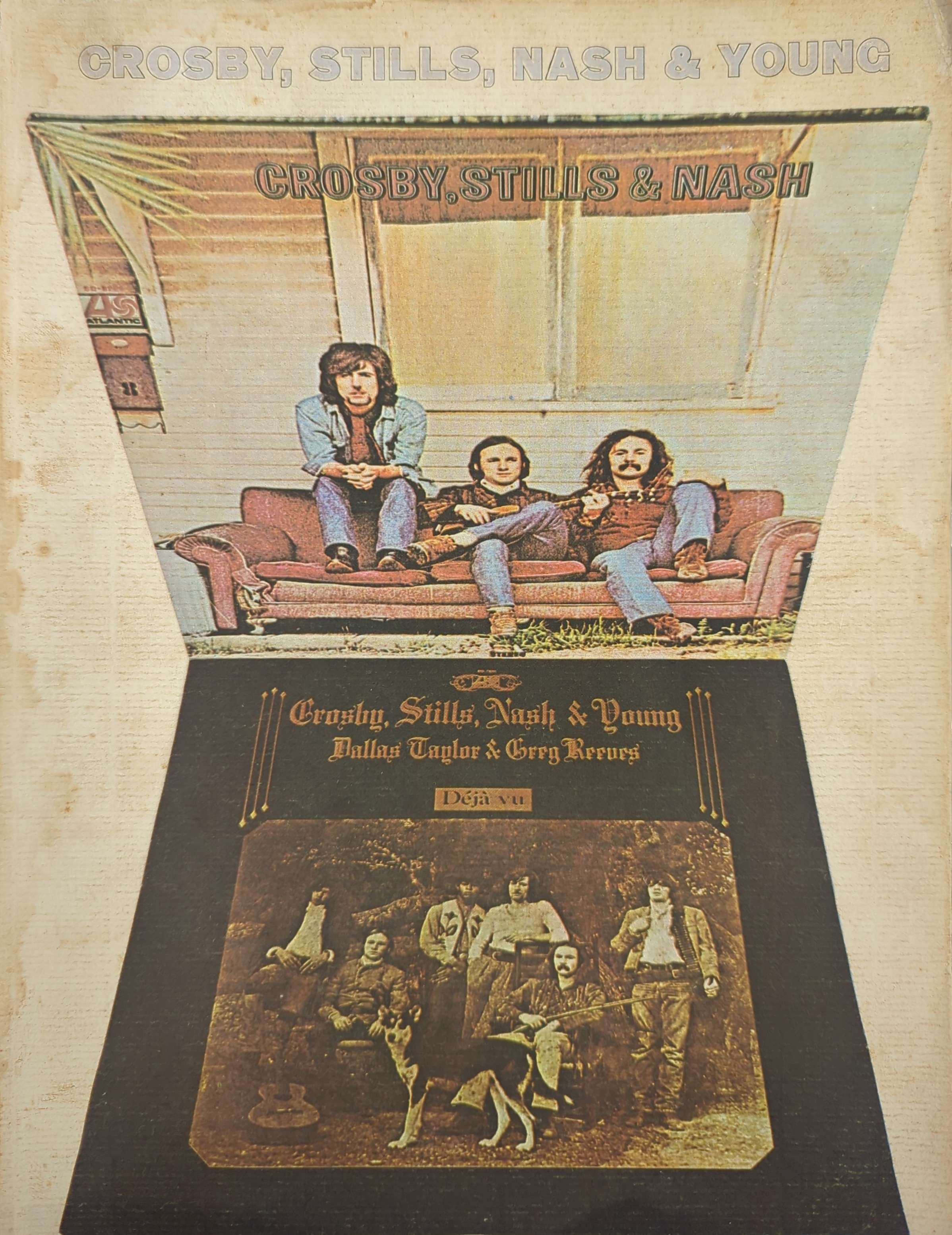 Crosby Stills Nash & Young - Deja Vu Tablature Sheet Music Songbook