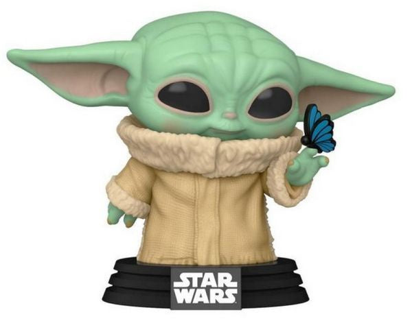 Star Wars: the Mandalorian - Grogu with Butterfly US Exclusive Baby Yoda the Child Pop! Vinyl