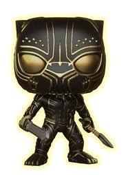Black Panther - Erik Killmonger Glow Panther Collectable Pop! Vinyl #279
