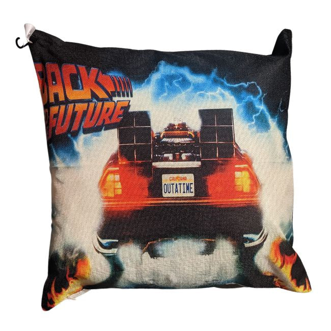 Back To The Future II - DeLorean Canvas Style Cushion