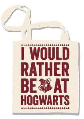 Harry Potter - Hogwarts Slogan Tote Bag
