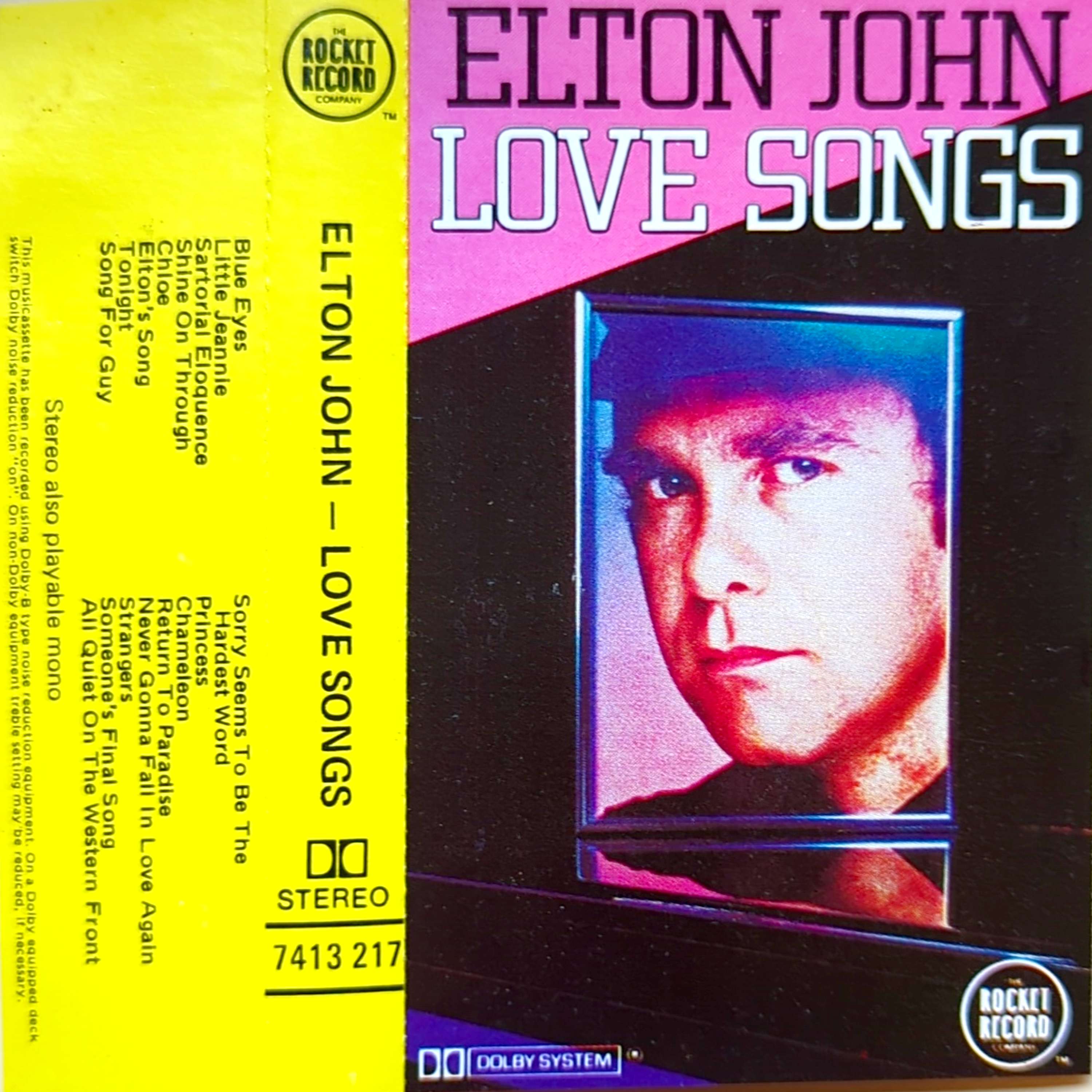 Elton John – Love Songs Cassette (Used)