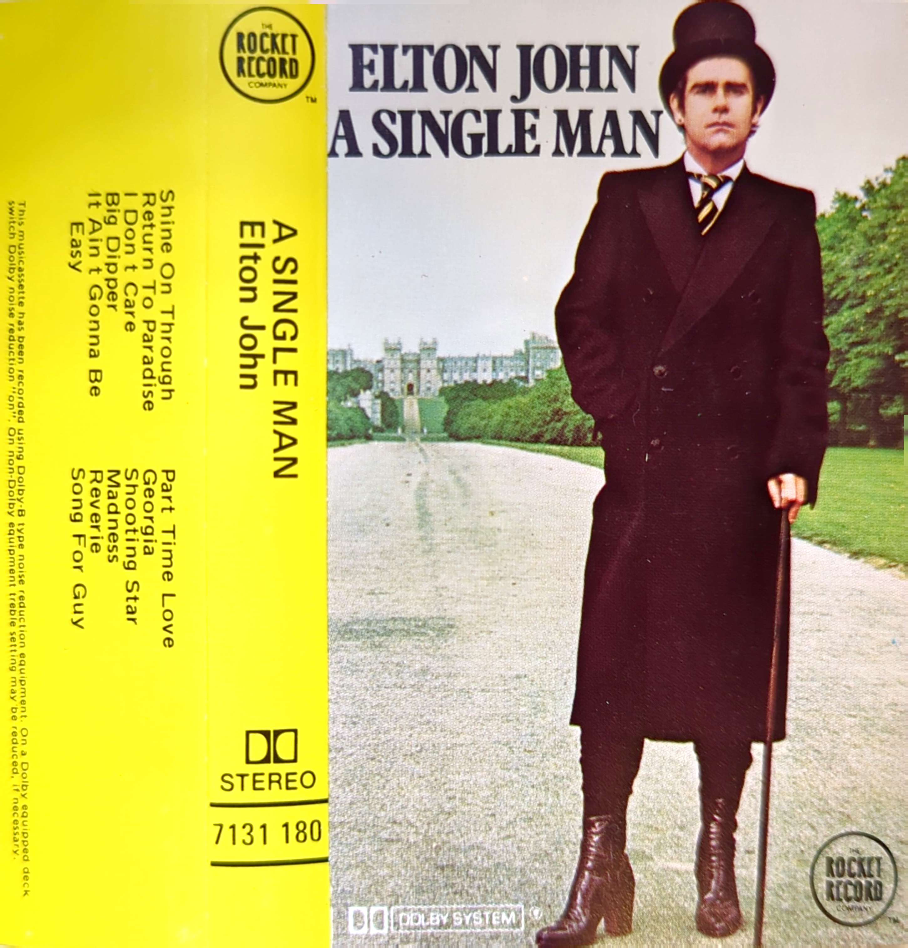 Elton John – A Single Man Cassette (Used)
