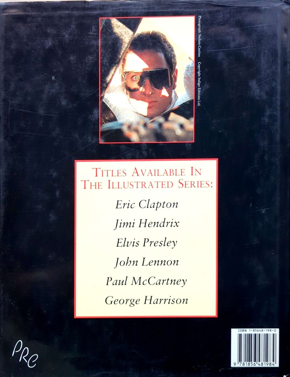 Geoffrey Giuliano - The Illustrated Eric Clapton Hardcover Book (1994)