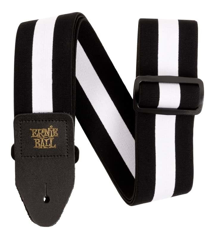 Ernie Ball - Stretch Comfort Guitar Strap Racer White