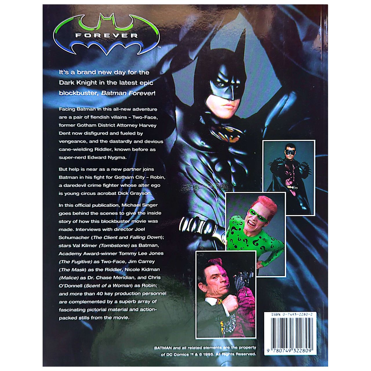 Michael Singer - Batman Forever Official Movie Book (Used)