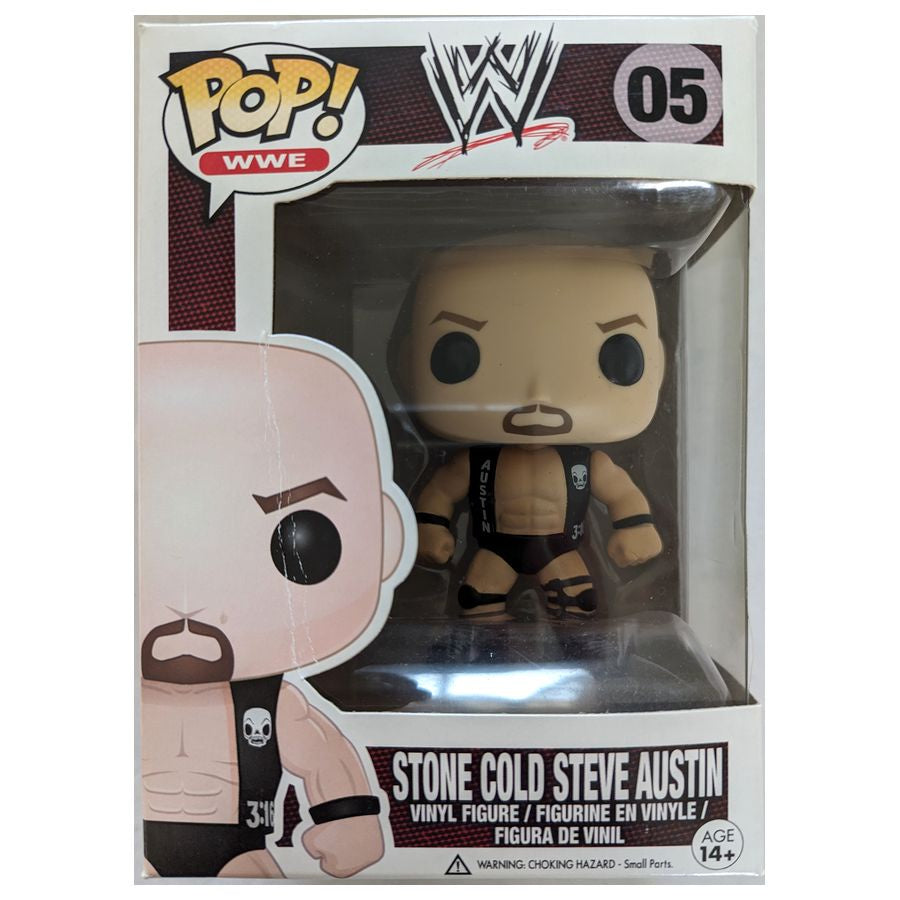 WWE - Stone Cold Steve Austin (3:16 Vest) Collectable Pop! Vinyl #05 (Used)