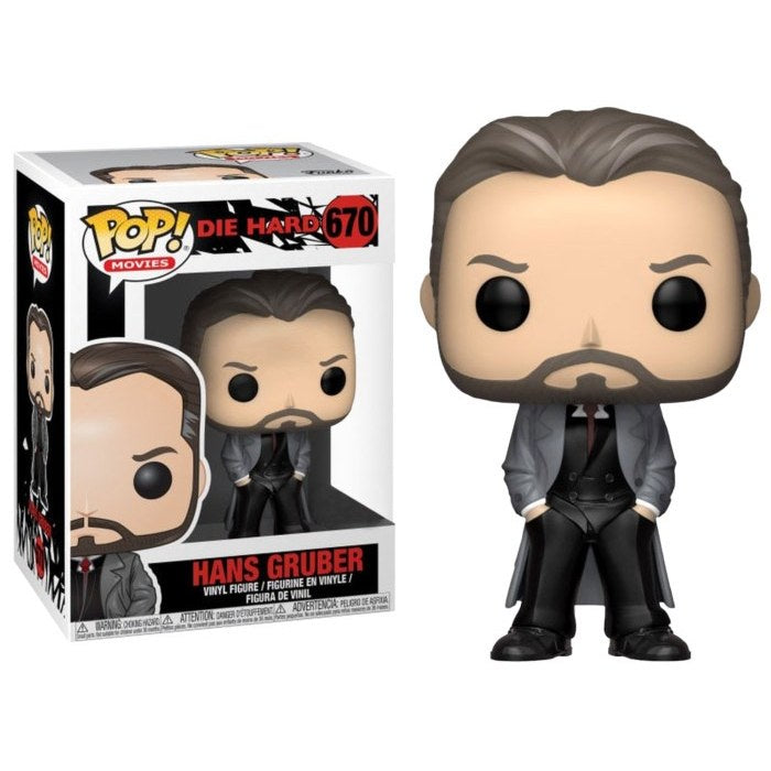 Die Hard - Hans Gruber (Hands In Pockets) Collectable Pop! Vinyl #670