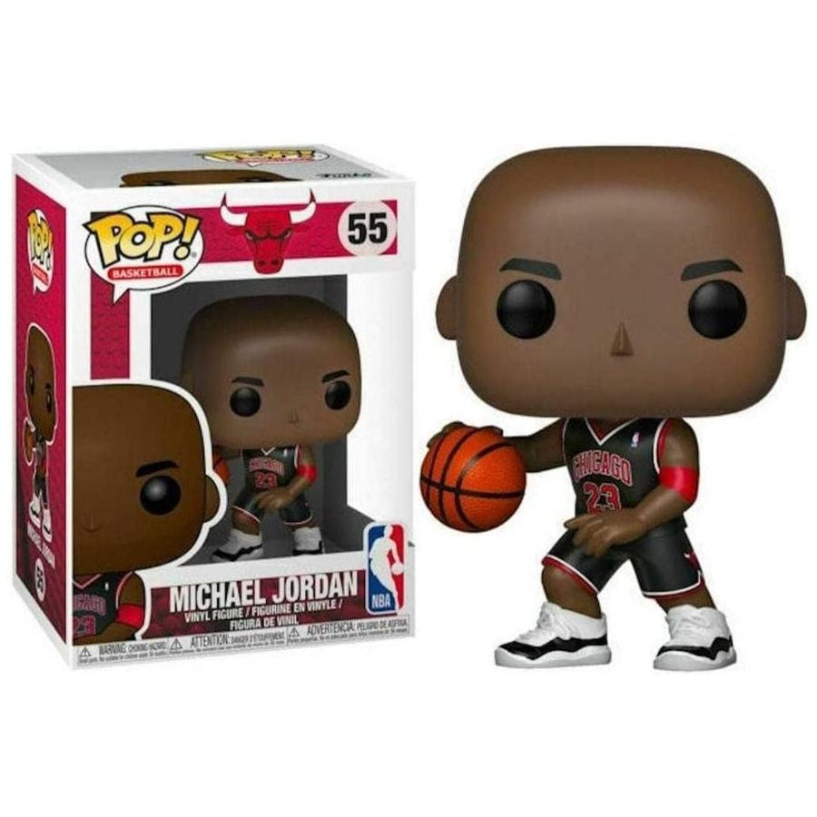 NBA Legends: Chicago Bulls - Michael Jordan (Black Alternate Jersey) Collectable Pop! Vinyl #55
