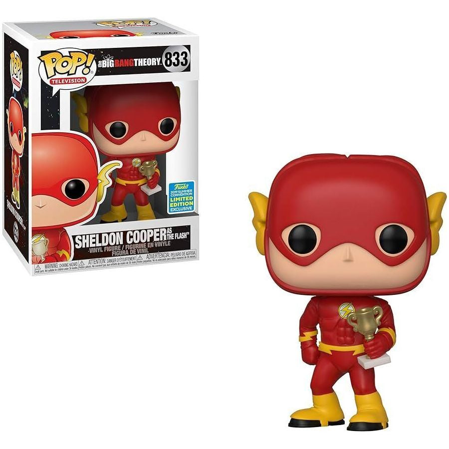 Big Bang Theory - Sheldon Cooper As The Flash 2019 SDCC Collectable Pop! Vinyl #833