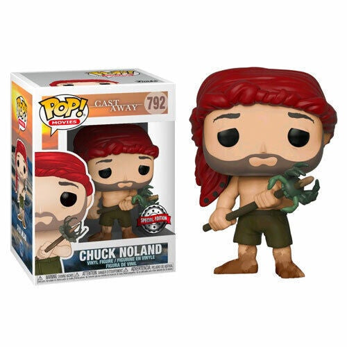 Cast Away - Chuck Noland With Spear & Crab Pop! Vinyl #792