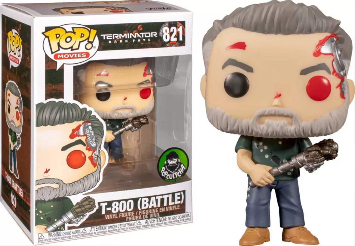 Terminator: Dark Fate - T-800 (Battle) Collectable Pop! Vinyl #821