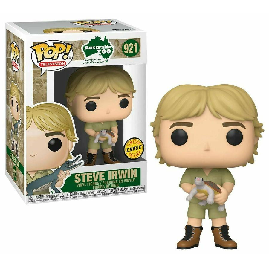 Crocodile Hunter - Steve Irwin With Turtle (Australia Zoo) Chase Collectable Pop! Vinyl #921