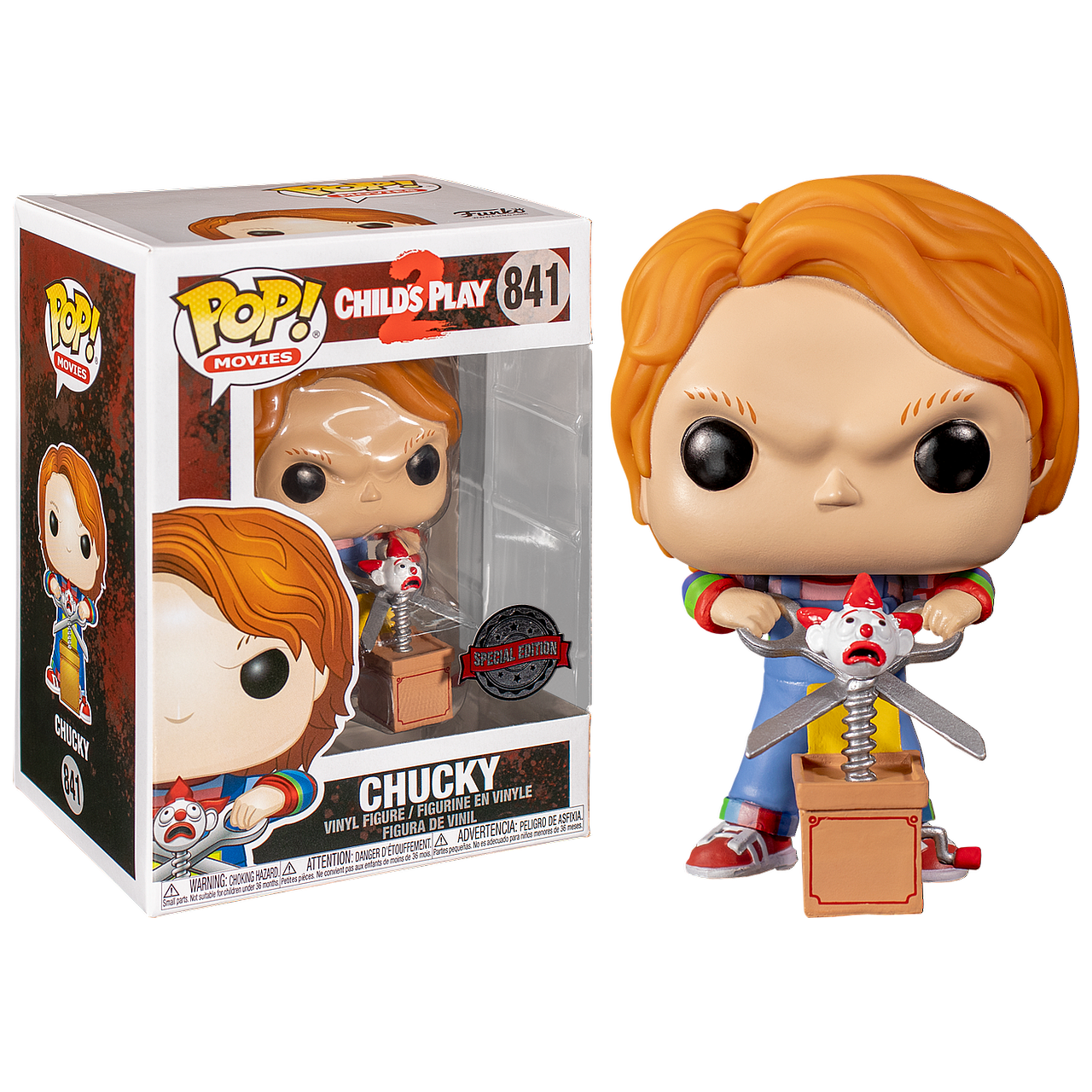 Child's Play 2 - Chucky With Buddy & Scissors US Exclusive Pop! Vinyl #841