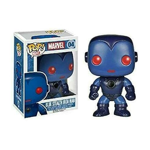 Iron Man - Blue Stealth Iron Man Collectable Pop! Vinyl #04