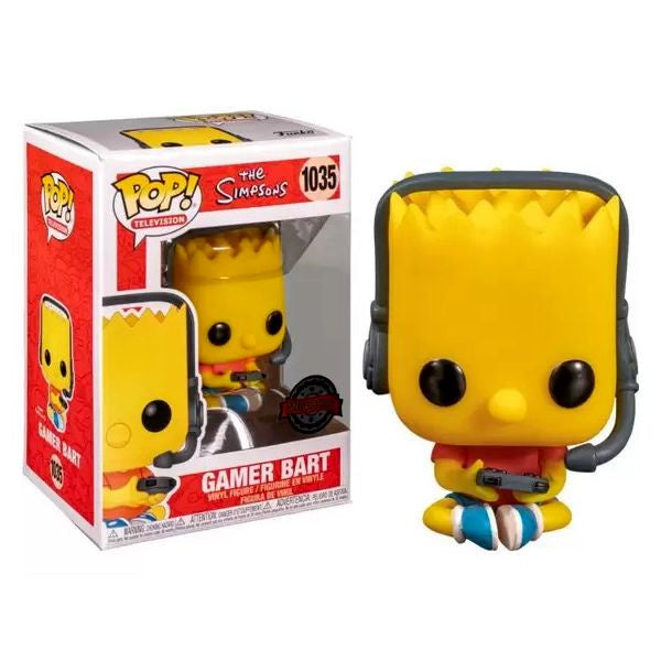 Simpsons - Gamer Bart US Exclusive Collectable Pop! Vinyl #1035