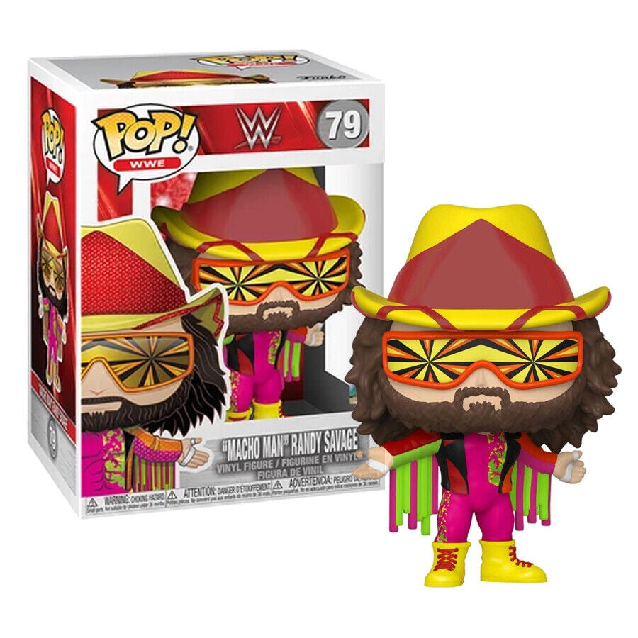 WWE - Macho Man Randy Savage (Orange Starburst) Collectable Pop! Vinyl #79