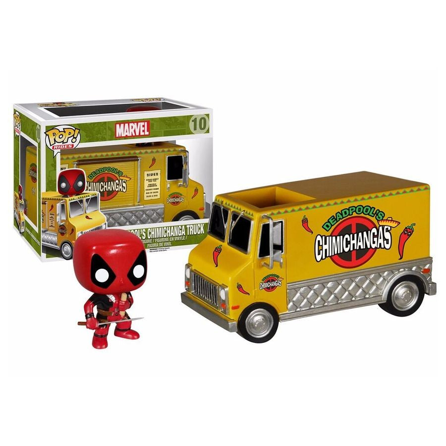 Deadpool - Chimichanga Truck (Yellow) Collectable Pop! Ride #10 (Used)