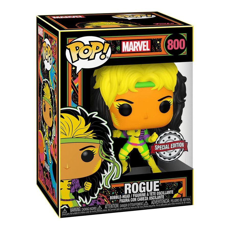 X-Men - Rogue Blacklight Collectable Pop! Vinyl #800 (Used)