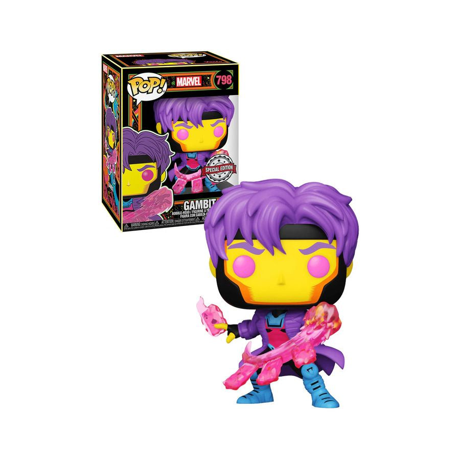 X-Men - Gambit Blacklight Collectable Pop! Vinyl #798