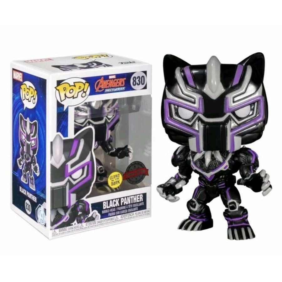 Avengers Mech Strike - Black Panther (Mecha) Glow Collectable Pop! Vinyl #830
