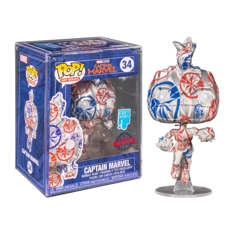 Captain Marvel (2019) - Captain Marvel Patriotic Age (Artist) US Exclusive Pop! Vinyl #36