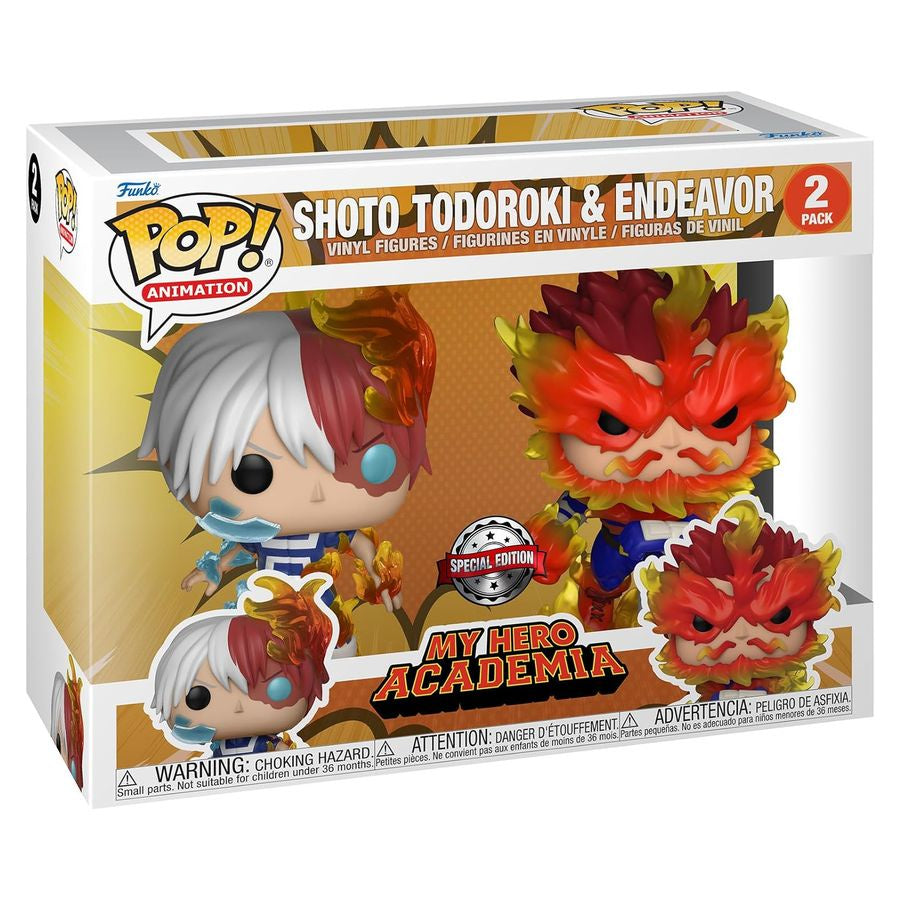 My Hero Academia - Shoto Todoroki & Endeavor Pop! Vinyl 2-Pack