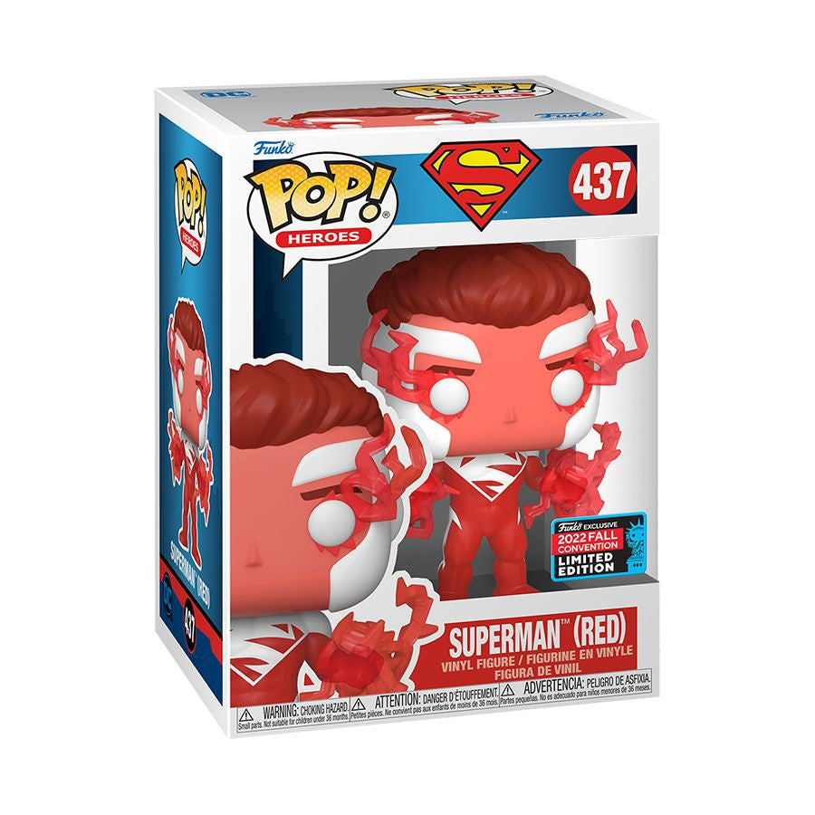 Superman - Superman (Red) NYCC 2022 Collectable Pop! Vinyl #437